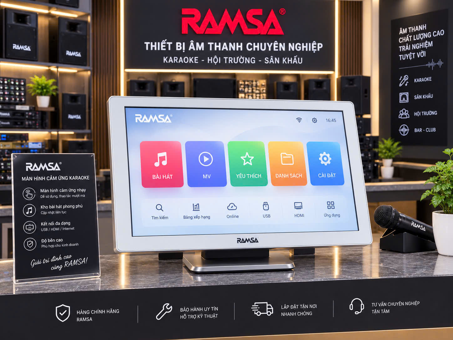Màn cảm ứng RAMSA